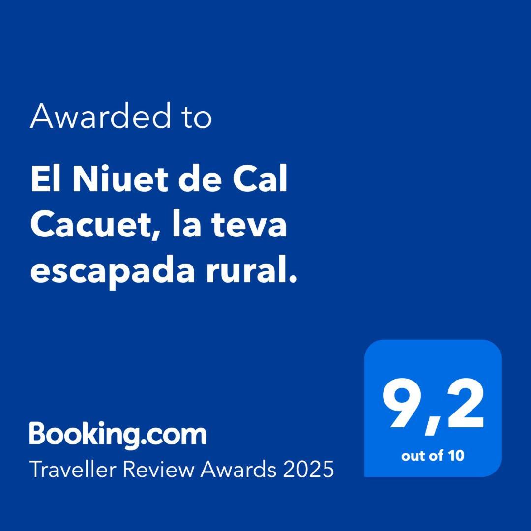 El Niuet De Cal Cacuet, La Teva Escapada Rural. Apartment Avia Exterior photo